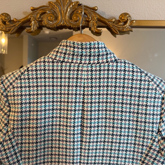 Veronica Beard Farley Dickey Houndstooth Plaid Jacket Blazer size 6 - Picture 4 of 11